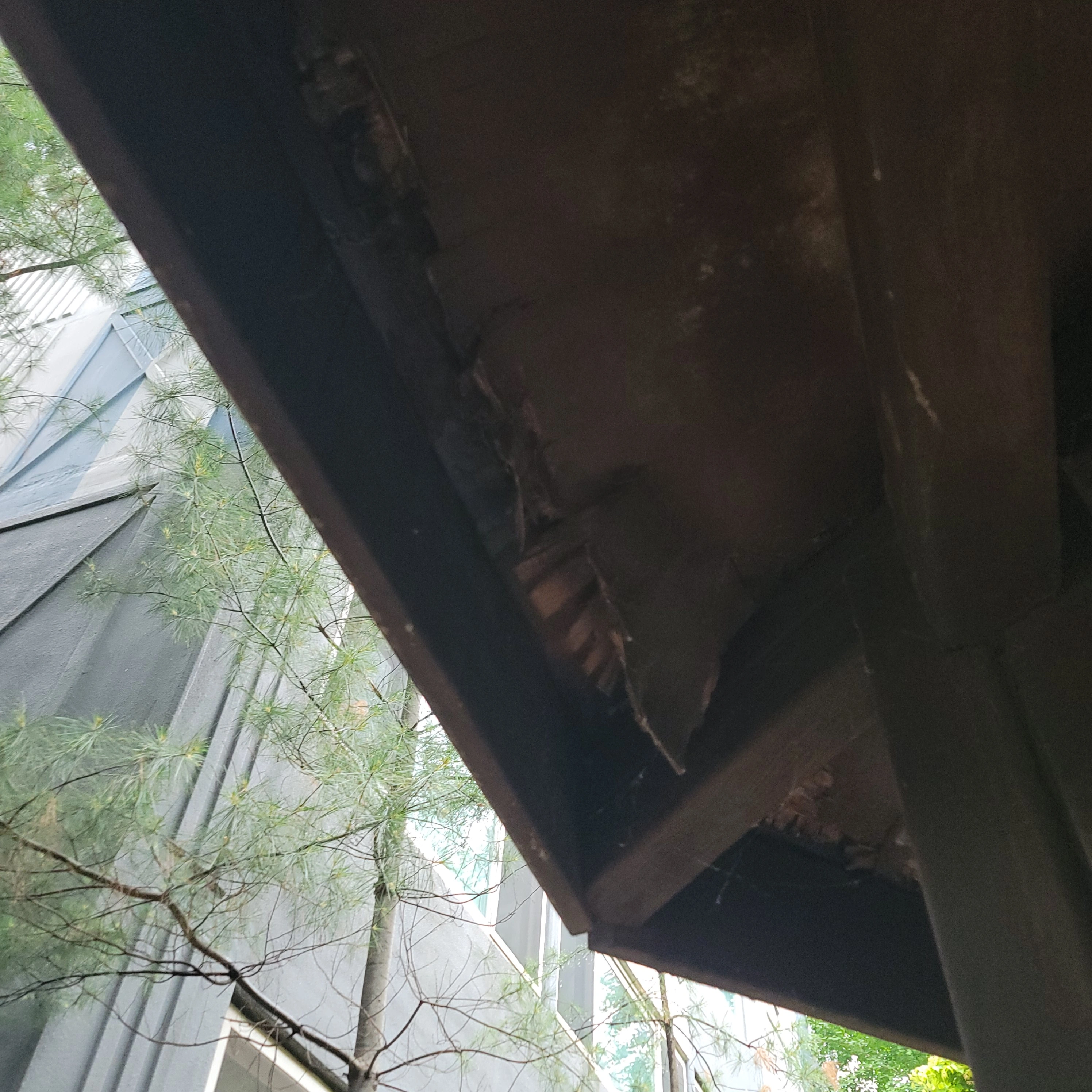 그늘막지붕수리 부천 파고라 처마·홈통 마감 완료