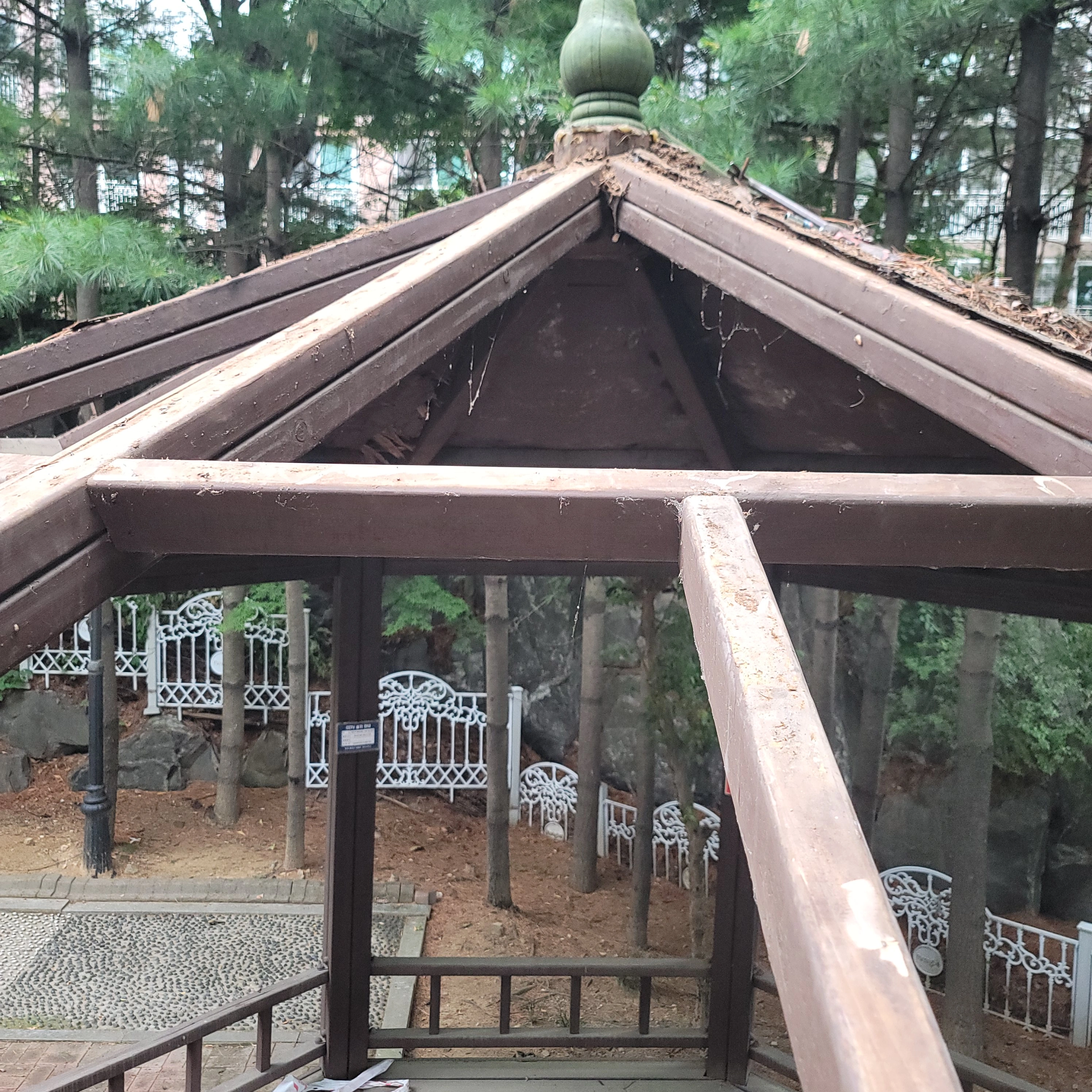 그늘막지붕수리 부천 파고라 골조 방청 도장 처리